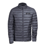 Chaqueta corporativa acolchada reciclada unisex poliéster MKT Mitens vista principal