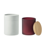 Velas con aroma a plantas y tapa de larga duración Candlelight Medium color burdeos sexta vista