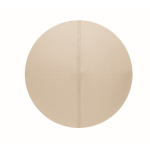 Gorro personalizado barato de algodón para invierno 190 g/m2 Lighty color beige tercera vista