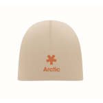 Gorro personalizado barato de algodón para invierno 190 g/m2 Lighty color beige vista principal