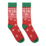 Calcetines de Navidad en caja de regalo talla grande 43-46 Joyful color rojo sexta vista