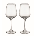 Dos copas de vino personalizadas de 200ml Set copas Wine color transparente