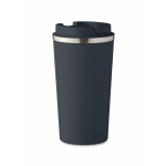 Vaso de acero con función térmica y antifugas 510ml color azul marino