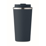 Vaso de acero con función térmica y antifugas 510ml color azul marino cuarta vista