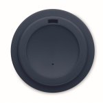 Vaso para llevar personalizado en PP con boquilla 300ml Simple color azul ultramarino quinta vista