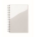 Cuadernos personalizados reciclados A5 hojas a rayas Colors RPET color blanco