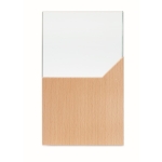 Placa o trofeo de cristal sobre base de madera Commemorative color madera segunda vista