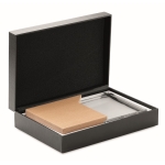 Placa o trofeo de cristal sobre base de madera Commemorative color madera sexta vista