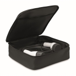 Bolsa organizadora de cables de carga de coche para publicidad Cars color negro tercera vista