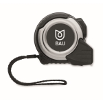 Cinta métrica personalizada con carcasa de goma 5m Number 5M color negro vista principal segunda vista