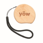 Metro personalizado con carcasa de bambú Dimensions 2M color madera vista principal segunda vista