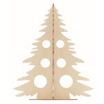 Árbol de madera personalizable con acuarelas y pincel Navidad Paint color madera quinta vista