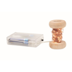 Guirnalda de 50 luces LED en tono amarillo para dar calidez de 5m color madera vista principal segunda vista