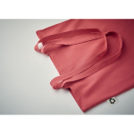 Bolsa de algodón reciclado en color 140 g/m2 color rojo