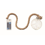 Adorno de cristal en forma de bola con luces LED Cristal Bubble color transparente cuarta vista