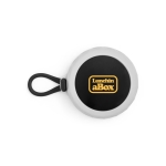 Contenedor térmico de plástico de doble pared 380ml Termo Travel color negro imagen con logo 6