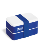 Fiambrera de plástico doble con separador y cubiertos 1,36L Duo Gusto vista principal