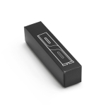 Sacacorchos eléctrico personalizado de estilo elegante Merlot color negro en caja