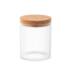 Tarro de vidrio borosilicato para comida 700ml Crystal Cookies color natural