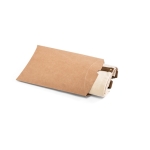 Delantal de calidad en algodón con detalles metálicos 320 g/m2 Baker color natural quinta vista