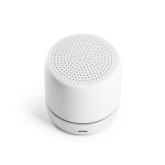 Altavoz BT 5.0 de materiales reciclados con LED exterior Recyclo color blanco segunda vista