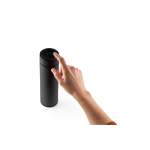 Termos personalizados con termómetro LED e infusor 470ml Touch color negro quinta vista