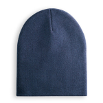 Gorro de invierno personalizable unisex elástico RPET Sweden color azul marino primera vista