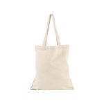 Bolsas en algodón con base de corcho y asas largas 160 g/m2 Corizza color beige segunda vista