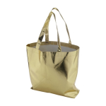 Bolsa sin tejer laminada y brillante con asas largas 80g/m² segunda vista