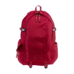 Mochila de ripstop con varios bolsillos para excursiones Sherpa color rojo segunda vista
