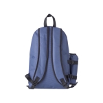 Mochila isotérmica de poliéster con bolsillo para botella Picnic color azul primera vista