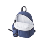 Mochila isotérmica de poliéster con bolsillo para botella Picnic color azul quinta vista