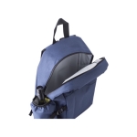 Mochila isotérmica de poliéster con bolsillo para botella Picnic color azul séptima vista