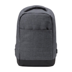 Mochila antirrobo bicolor de poliéster para portátil de 13'' Oxford color gris oscuro primera vista