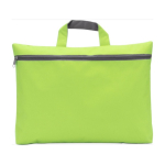 Poradocumentos personalizados baratos de poliéster 600D Budget color verde claro primera vista
