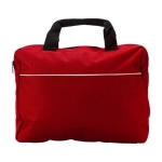 Maletín portadocumentos de poliéster 600D con asas cortas News color rojo segunda vista