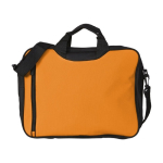 Portadocumentos para empresas con asa y bandolera Congress color naranja primera vista