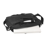 Maletines personalizados para PC de microfibra y poliéster 15” Finance color negro quinta vista