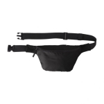 Riñonera de poliéster con bolsillo trasero Hidden Pocket color negro primera vista