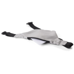 Riñonera de poliéster con bolsillo trasero Hidden Pocket color gris claro segunda vista