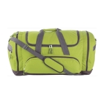 Bolsa deportiva en poliéster 600D con diversos bolsillos Academy color verde claro tercera vista