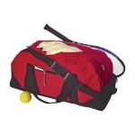 Bolsas de deporte de poliéster 600D en color llamativo Performance color rojo segunda vista