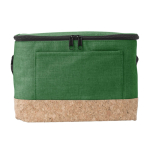 Bolsa térmica con detalle de corcho para 12 latas Exclusive color verde primera vista
