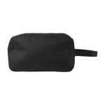 Neceser para merchandising de poliéster con dos separaciones Double color negro primera vista