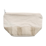 Sencillo neceser para empresa hecho de algodón 280 g/m2 Craft color beige segunda vista