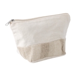 Sencillo neceser para empresa hecho de algodón 280 g/m2 Craft color beige cuarta vista