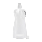 Botellas de agua publicitarias plegables baratas 420ml Rebel color blanco segunda vista