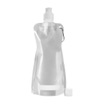 Botellas de agua publicitarias plegables baratas 420ml Rebel color plateado primera vista