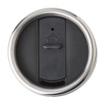 Taza de viaje personalizada de acero en color brillante 450ml Alu Color color blanco segunda vista