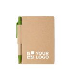 Minilibretas recicladas con bolígrafo A7 hojas a rayas EcoPocket vista de impresión